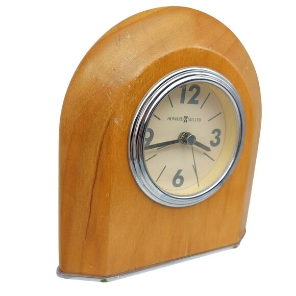 Howard Miller Quartz Table Battery Powered Alarm Clock Model 645-402 - Picture 3 of 4